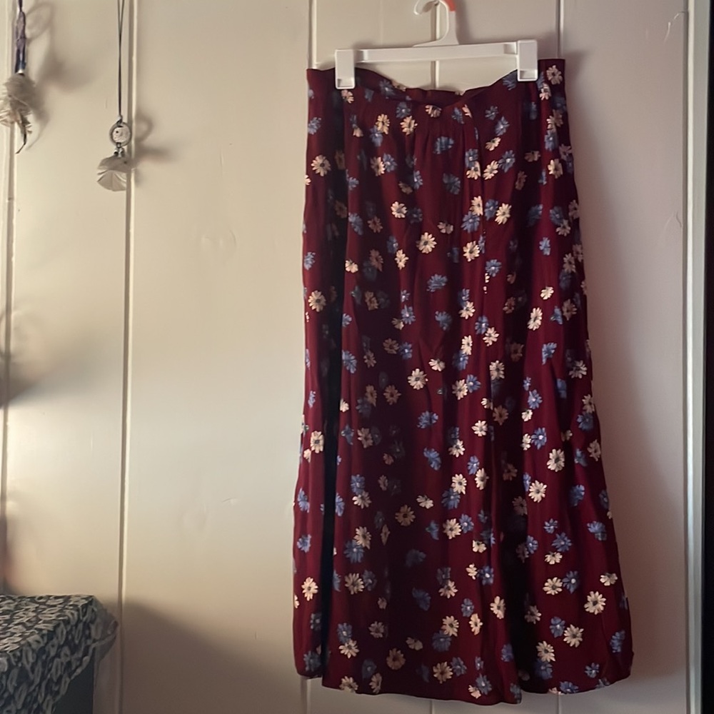Vintage printed skirt